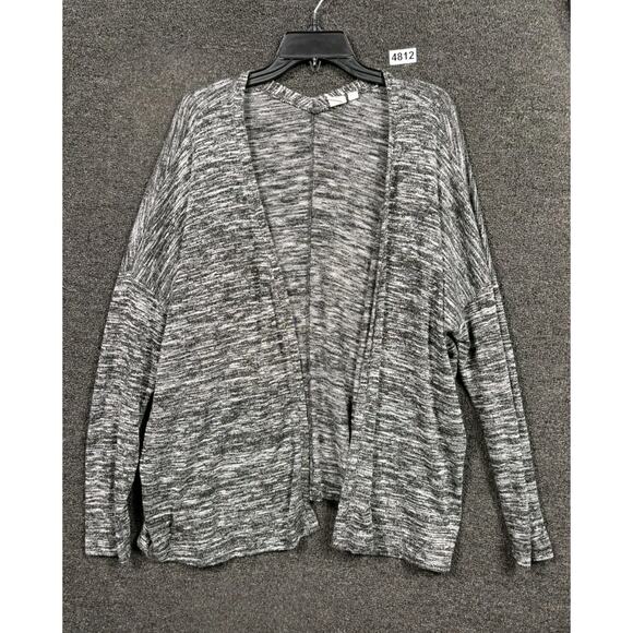 Gap Open Front Cardigan Sweater Womens Size M Gray Heather Long Sleeves Soft - Picture 1 of 5
